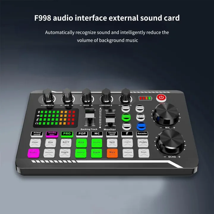 F998%20Bluetooth%20Stereo%20Audio%20Mixer,%20Live%20Sound%20Card%20and%20Audio%20Interface%20with%20DJ%20Mixer%20Effects%20and%20Voice%20Changer%20for%20Live%20YouTube%20Streaming,%20PC,%20Recording%20Studio%20and%20Gaming%20-%20Image%203
