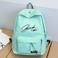Wang Yibo Signature Peripheral Support Same Style Fashion Casual Trend Unisex Backpack New Student Schoolbag Backpack. 