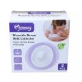 MomEasy Reusable BPA-free Shell Shape Wearable Milk Collector 2Pcs. 