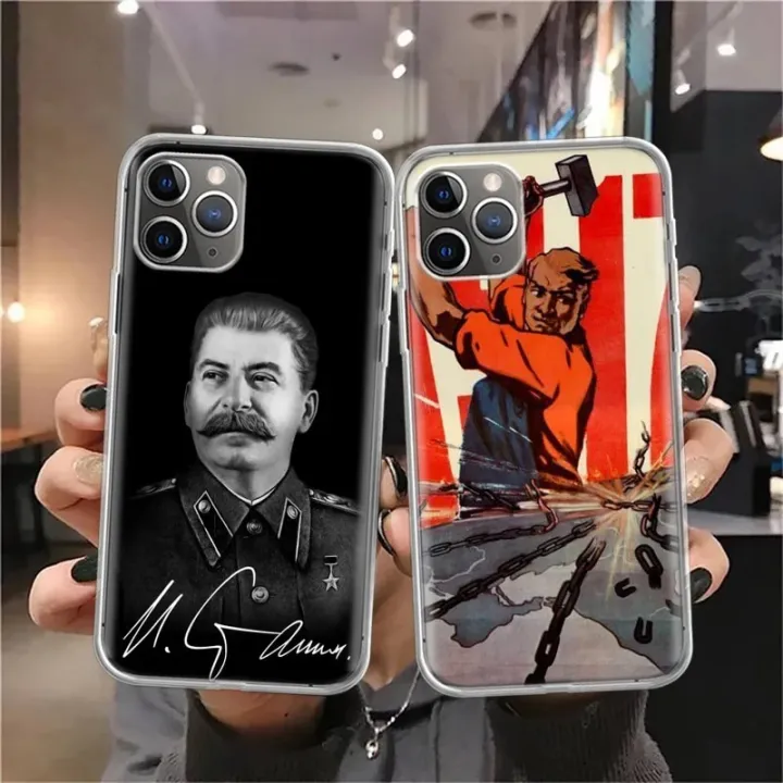 Russian%20Stalin%20Ussr%20Communism%20Silicon%20Call%20Phone%20Case%20For%20Apple%20iPhone%2011%2013%2014%20Pro%20Max%2015%20Ultra%2012%20Mini%207%20Plus%20X%20XR%20XS%20SE%20Cover%20-%20Image%203