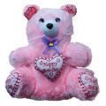 1 Feet Woolen Teddy Bear Soft Doll-Happy Birthday To You - Toy.