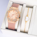 Lucky Brand Watches for Women Fashion Leather Minimalist Quartz Movement Women's Wrist Watches Bracelet Gift Box Set. 