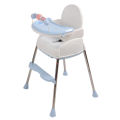 Baby Dining Chair Blue Adjustable Height Toddler Dining Chair Safe for Home. 