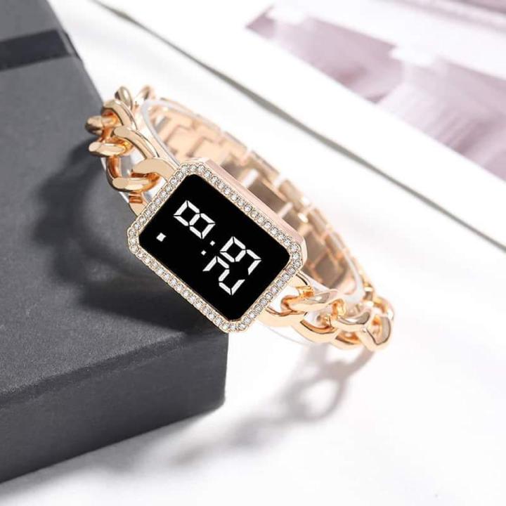 Diamond Chain Bracelet Touch Screen Ladies Watch - Watch For Women - Watch For Women