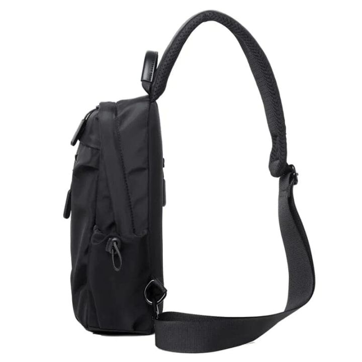 Mens%20Crossbody%20Sling%20Bag%20Shoulder%20bag%20black%20-%20Image%203