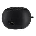 Mini Portable Travel Loud Speaker with 3.5mm Audio Cable Low Voltage Built-in Battery Retractable Speaker for IPod. 