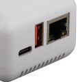 USB 2.0 Network Print Server 5V LAN Print Share Server Wireless Print Server for Windows XP for Android for Linux 3.4 100‑240V EU Plug. 