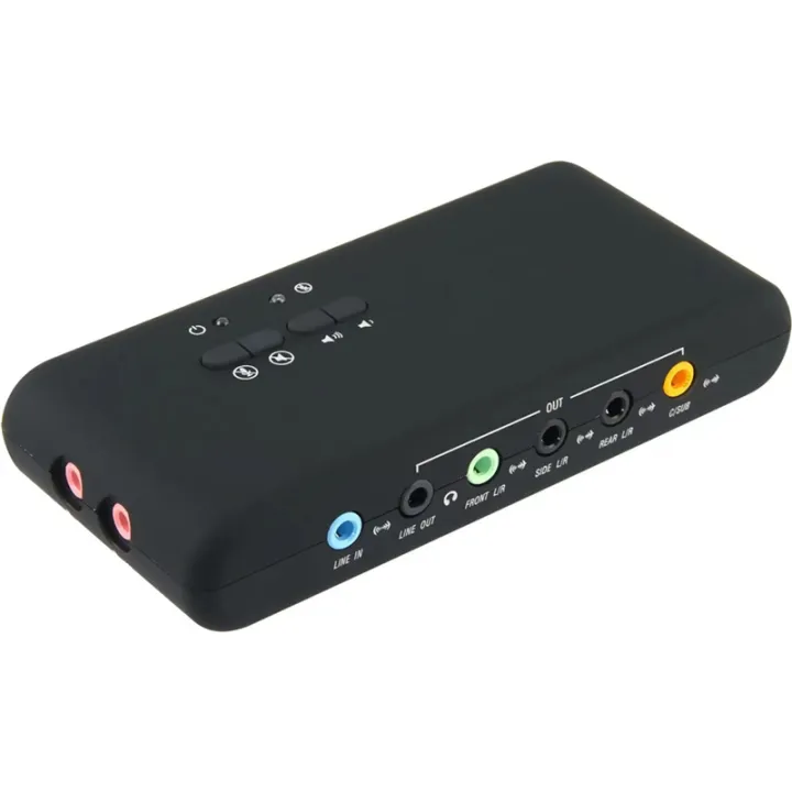 Desktop USB 7.1 Audio Sound Card Adapter Featuring 8 Channel , SPDIF ...