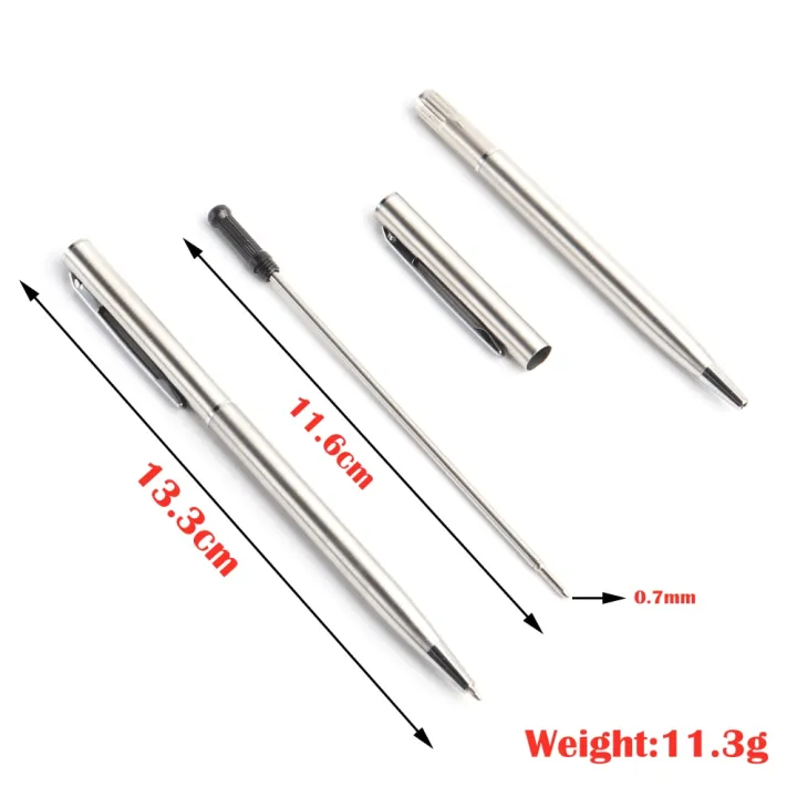 2Pcs%20Metal%20Ballpoint%20Pen%20For%20School%20Office%20Stainless%20steel%20Material%20Rotating%20Stationery%20Black%20Blue%20Ink%20Ball%20Pen%20Supplies%20Pens%20-%20Image%203