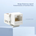 5/10pcs Rj45 Ethernet Network Keystone Jack Clip Module Wall Plug Connector Computer Connection Accessories. 