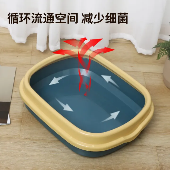 Semi-Enclosed%20Fully%20Enclosed%20Litter%20Box%20Anti-Splash%20Cat%20Toilet%20Cat%20Litter%20Box%20Cat%20Pet%20Supplies%20Cat%20Litter%20Basin%20Direct%20Sales%20-%20Image%202