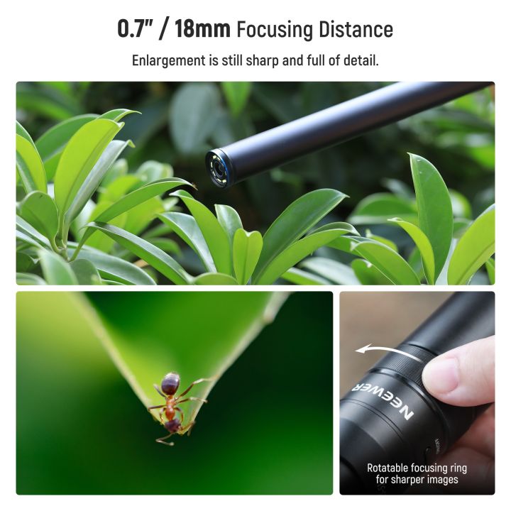 NEEWER%2018mm%202X%20Macro%20Probe%20Lens%20with%2017mm%20Thread%20for%20Phone%20Cage/Phone%20Case%20with%2017mm%20Lens%20Adapter%20for%20iPhone%20Samsung%20-%20Image%205