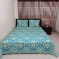 AC HOME TEX King Size Bed Sheet With Two Pillow Covers. 