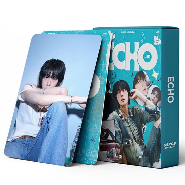 55 Piece-Box K-POP BTS JIN ECO CONCEPT Photocard-Lomocard Limited Collection