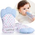 1 Pcs Baby  Silicon Hand Gloves Teether Gloves teething mitten Baby Molar Anti-Biting Tool for baby. 