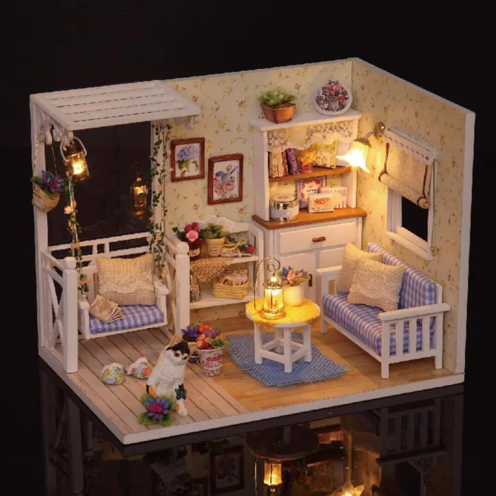 Doll%20House%20DIY%20Furniture%20Dust%20Cover%203D%20Wooden%20Mini%20Dollhouse%20Toy%20for%20Kids%20-%20Image%206