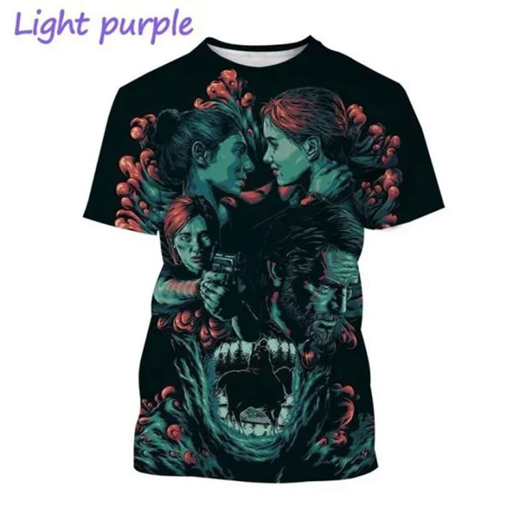 TV%20Series%20The%20Last%20of%20Us%20Game%20T%20Shirts%20for%20Men%203D%20Print%20T-shirt%20Womens%20Clothing%20Harajuku%20Fashion%20Streetwear%20Kids%20Tee%20Shirts%20Tops%20-%20Image%203