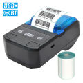 Portable 58mm Thermal Receipt Printer Wire-less BT Mini Bill Ticket POS Mobile Printer with Rechargeable batt-ery Support ESC/POS Compatible with Android iOS Windows for Restaurant Supermarket Retail Clothing Office Small Business. 