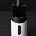 Toilet Brush Soft Non-Slip Cleaning Brush Wall Hanging Super Decontamination Bathroom Cleaning Tool White Durable. 