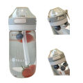 Transparent Plastic Water Bottle Bpa-Free Plastic Leakproof Portable Sport Tea Coffee Cup Lightweight Portable Kitchen Tools for Outdoor Activities Gym And Fitness Office And Work School And Studying.