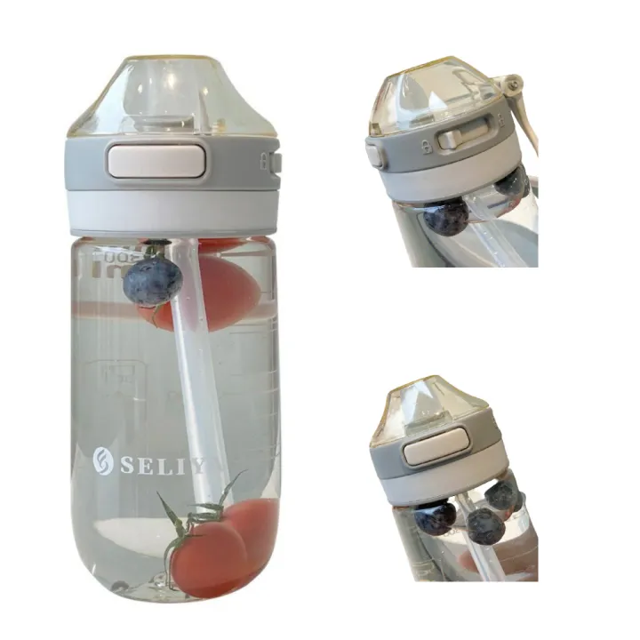 Transparent%20Plastic%20Water%20Bottle%20Bpa-Free%20Plastic%20Leakproof%20Portable%20Sport%20Tea%20Coffee%20Cup%20Lightweight%20Portable%20Kitchen%20Tools%20for%20Outdoor%20Activities%20Gym%20And%20Fitness%20Office%20And%20Work%20School%20And%20Studying%20-%20Image%202