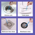 （New）12Pc/14pc  Kitchen ink Toilet Bathtub Pipe Drain Cleaner tick Cleaning Deodorizer. 