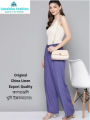 China Linen Loose Fit Flared Wide Summer Speacial  Palazzo Plazo Pants for woman. 