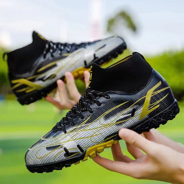 Zhenzu%20Soccer%20Shoes%20Boys%20and%20Girls%20High-TopTFBroken%20Nail%20Green%20Training%20Lawn%20Football%20Sports%20Shoes%20Students%20Training%20Primary%20School%20Teenagers%20-%20Image%203