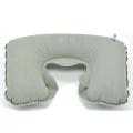 Air Cushion Pillow Inflatable Travel Air Cushion Neck Rest U Shape Plane Flight Pillow Inflatable Neck Pillow Short Plush Cover.