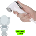 Toilet Bidet Commode Push Shower Head White Raya Head.