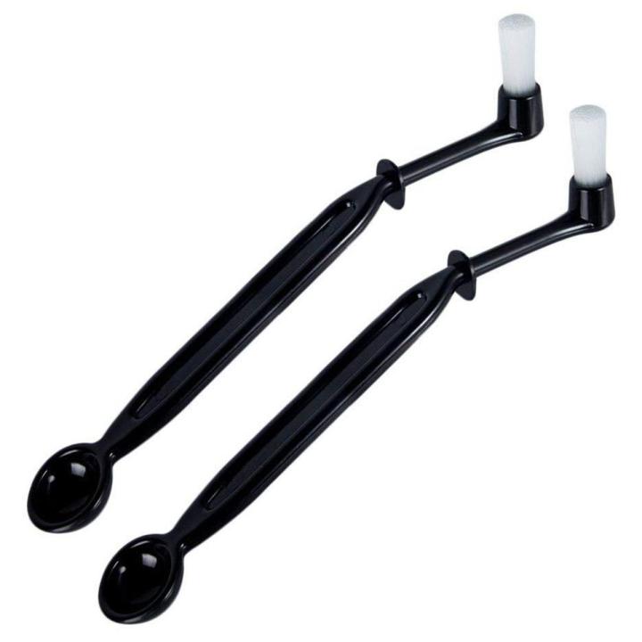 Coffee Machine Brush Cleaner Nylon Espresso Machine Brush Coffee Cleaning Tool with Spoon for Coffee Tool Barista Home Kitchen(2 Pack)