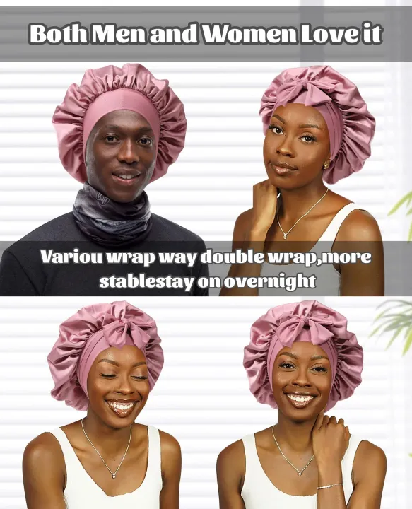 Satin%20Bonnet%20Silk%20Bonnet%20for%20Sleeping%20Silk%20Sleep%20Cap%20Double%20Layer%20Hair%20Bonnet%20with%20Elastic%20Tie%20Band%20for%20Curly%20Hair%20Night%20Cap%20-%20Image%204