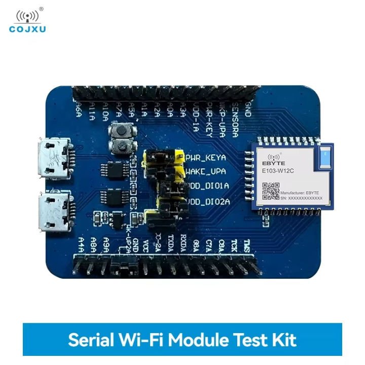 E103-W12C-TB Yibaite 2.4G wireless serial port WiFi data transmission module DA16200 ultra-low power support AT command MQTT