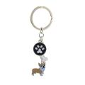 Corgi Keychain, Corgi Lover's Gift, Welsh Corgi Keychain for Women and Girls. 