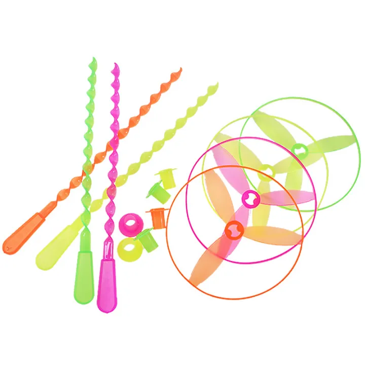 5/20/50pcs%20Twisty%20Flying%20Saucers%20Children%20Outdoor%20Play%20Push%20By%20Hand%20Rotating%20Round%20Disc%20Helicopters%20Novetly%20Toys%20for%20Kids%20Gifts%20-%20Image%202
