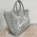 Tote Bags Luxury Women 2024 Fashion New Tassel Design Denim Letter Handbag Large Capacity Shopping Bag Casual Tote Shoulder Bag.