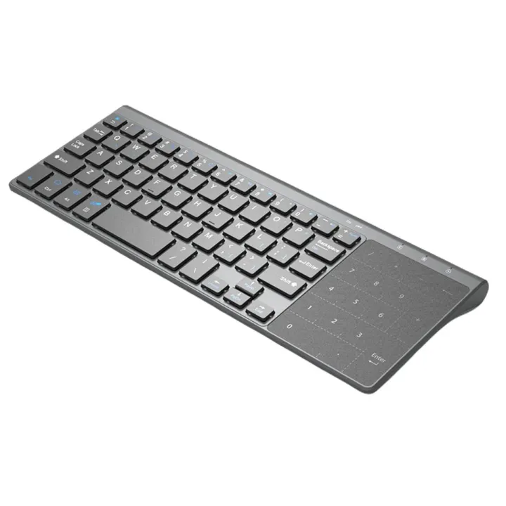 Thin%202.4GHz%20USB%20Wireless%20Mini%20Keyboard%20with%20Number%20Touchpad%20Numeric%20Keypad%20for%20Tablet%20Desktop%20Laptop%20PC-Silver%20gray%20-%20Image%202