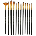 Keep Smiling Artist Paint Brush Set Of 12 Pcs (M-A6308). 