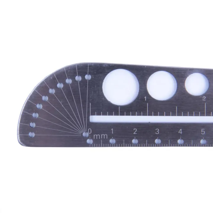 KOGEEK%20Multifunction%20Scale%20Tool%20Map%20Landmarks%20Compasses%20Ruler%20Protractor%20Stainless%20Steel%20EDC%20Ruler%20-%20Image%207