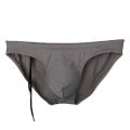 【AmbitionmA】 BRAVE PERSON Men's Nylon Solid String Design Beachwear Swim Bikini Men Low Rise Hot Springs Briefs Swimwear.