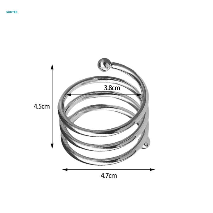 6x%20Napkin%20Holder%20Serviette%20Buckles%20Accessory%20Iron%20Event%20Decor%20Napkin%20Rings%20Wedding%20Decor%20for%20Holiday%20Restaurant%20Table%20Settings%20Dining%20Dinner%20-%20Image%202