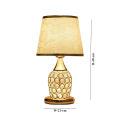 Modern Transparent Bedroom K9 Crystal Table Lamp Lights Desk Bedside Lamperus De Mesa 110-240v Height 40cm Wide 21cm Warm light. 