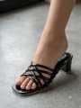 Premium Quality Women Sandals Casual Ladies Semi High Heels Shoes for Girls - Shoe For Women - Shoe For Women.