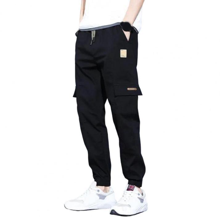 Lightweight%20Material%20Cargo%20Pants%20Multi%20Pockets%20Stretchable%20Waist%20Men's%20Trousers%20Soft%20Fabric%20Wear-resistant%20Jogger%20Pants%20for%20Spring%20Wear%20Summer%20Clothing%20Outdoor%20Activities%20Use%20Urban%20Style%20-%20Image%206