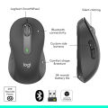 Logitech Signature M650 Wireless Mouse - For Small to Medium Sized Hands, 2-Year Battery, Silent Clicks, Customisable Side Buttons, Bluetooth, Multi-Device Compatibility. 