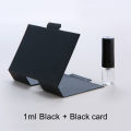 50/100Pcs 1ml 2ml Mini Vials Refillable Perfume Bottles With Paper Card Fragrance Sample Tester Bottle.