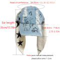 NewJeans MinJi Haerin OMG Stage Long Rabbit Ear Hat Y2K Style Denim Blue Baseball Cap Fashion Hip-Pop Cap Couple Birthday Gifts.