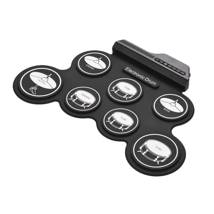 7%20Pads%20Electric%20Drum%20Set%20,Portable%20Roll%20Up%20Drum%20-%20Image%203