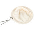 Reusable Stainless Steel Handle Flannel Cloth Strainer Coffee Mesh Filter Bag.