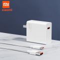 Xiaomi 67W Fast Charger and 6A USB Type C Charging Cable Set Wall Charger Single USB-A Port Power Adapter Charging for Xiaomi.